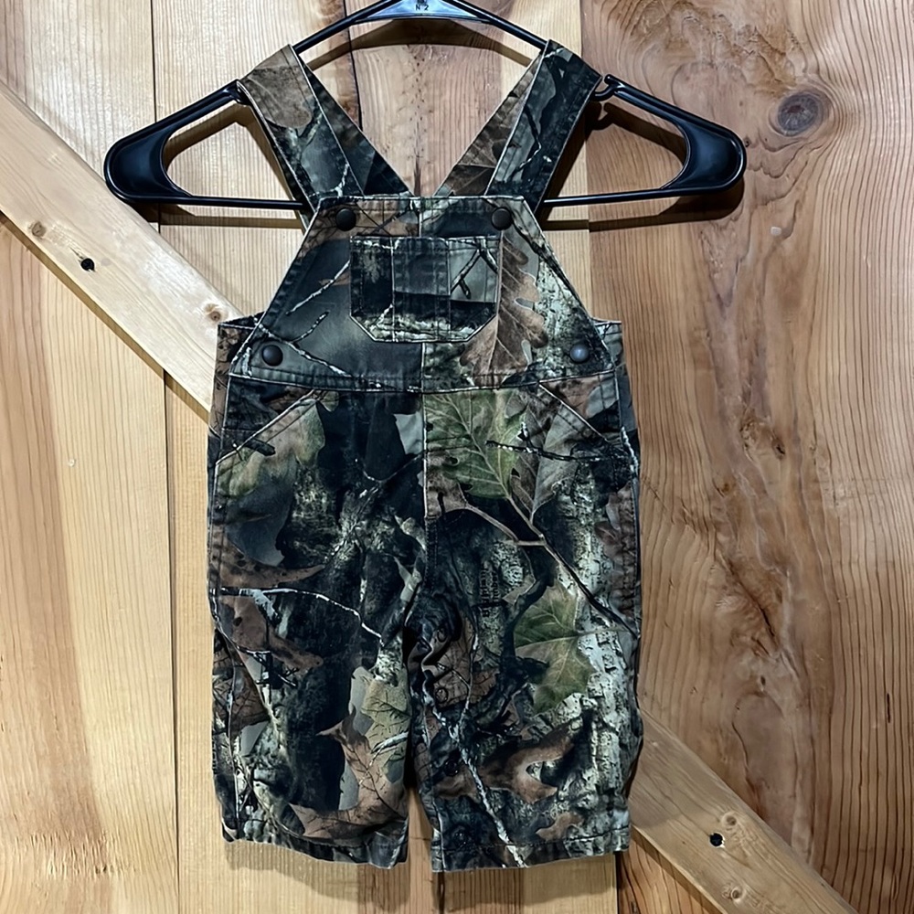 Trail Crest camo 6-12 month lined overalls
